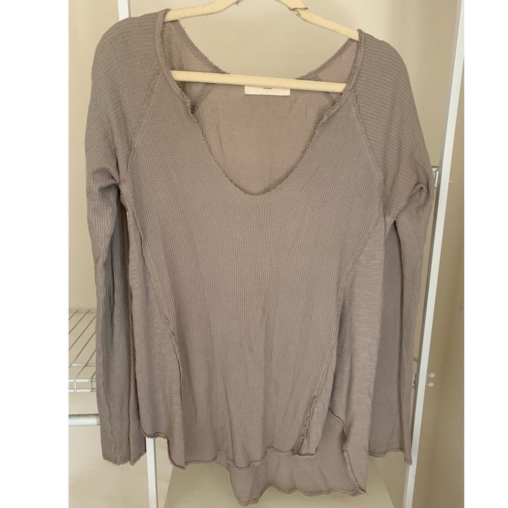 Urban Outfitters Waffle Long-Sleeve Tee